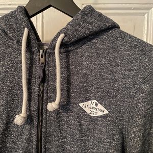 Jack Wills Zip-Up Hooded Sweatshirt Size M